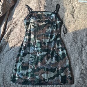 Sequin Camo dress